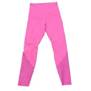 Zyia Active Pink Workout‎ Leggings High Waist Cropped Athletic Women's 2 NWOT